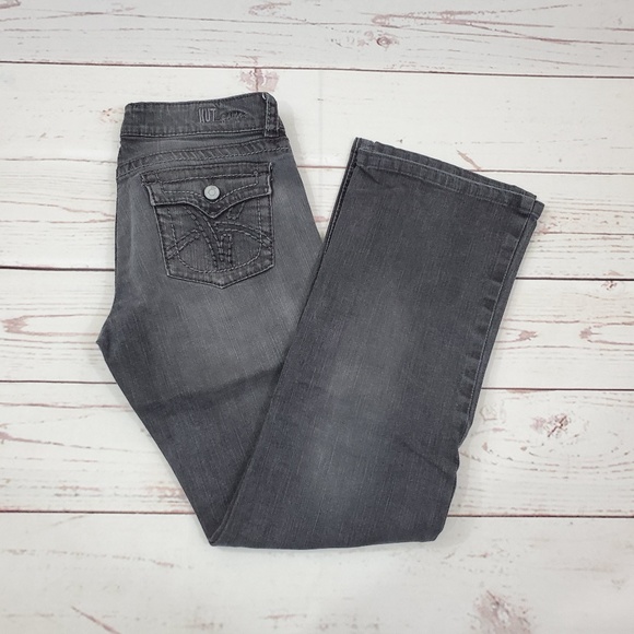 Kut from the Kloth Denim - KUT From the Kloth So Low Bootcut Jeans Sz 8 Flaps